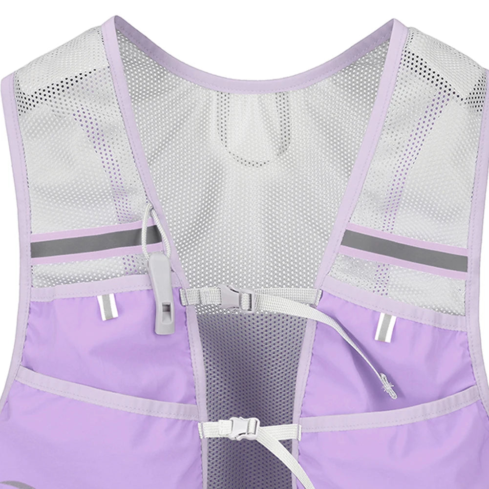 Hydration Jogging Vest Ultralight Breathable Running Race Hydration Vest Women Men Functional Pack for Marathon Cycling Hiking