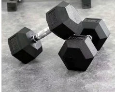l # Hexagonal Dumbbell Set Hexagonal Rubber Dumbbells Children's Weight Fitness Equipment Adjustable Dumbbells 5kg 10kg 20kg