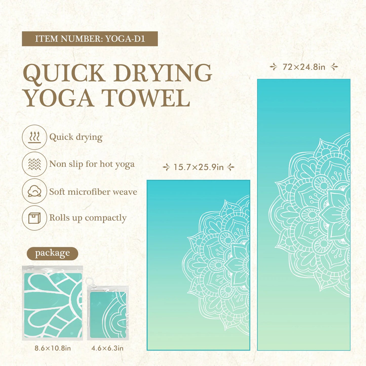 Eco-Friendly Yoga Mat Cover - Anti-Slip, Odor-Resistant, Lightweight, for Travel & Home Workouts - 필라테스 (Pilates)