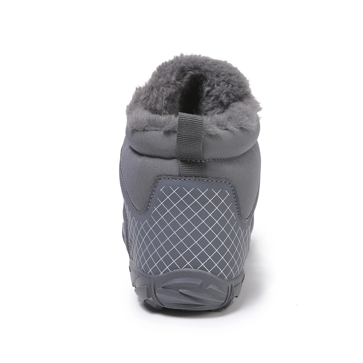 Plus Size Barefoot Hiking Boot Thermal Ankle Bootie Fleece-Lined Casual Sneakers Anti-slip for Men Women
