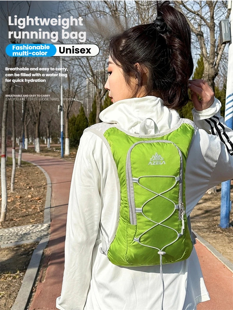 Running Hydrating Vest Backpack Ultralight Hydration Jogging Vest Men Breathable Marathon Bicycle Bag Water Bottle 500ML