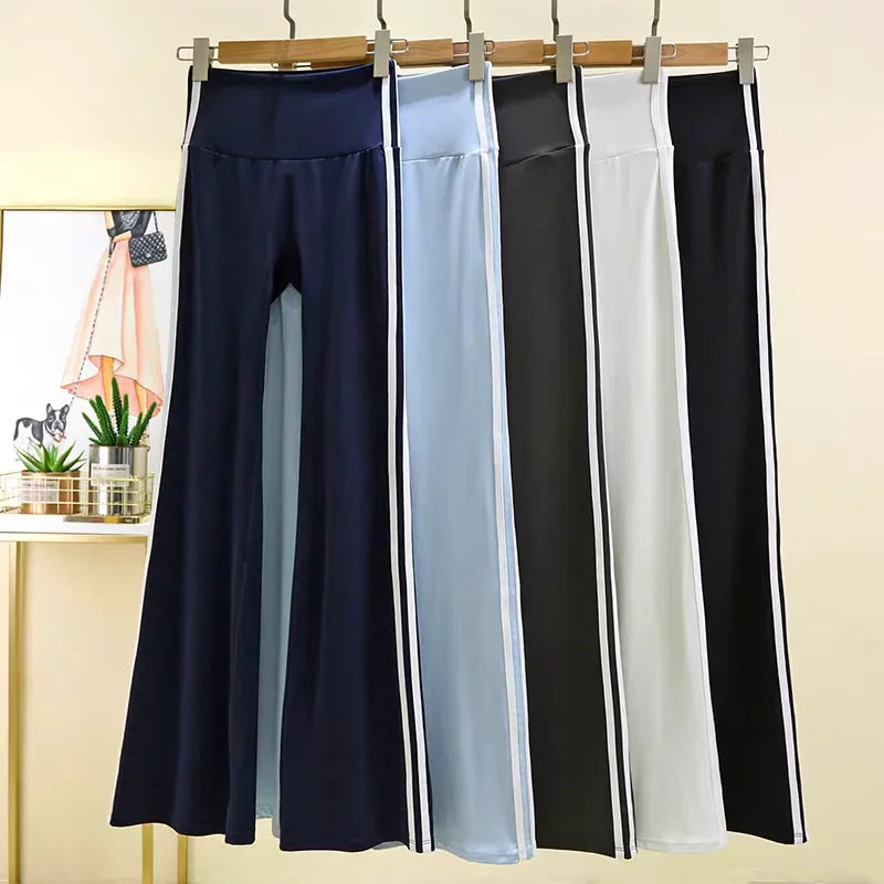 Women's High Waist Yoga Pants Flared Sport Leggings Workout Flared Leggings Casual Wear Comfortable Activewear Gym Leggings