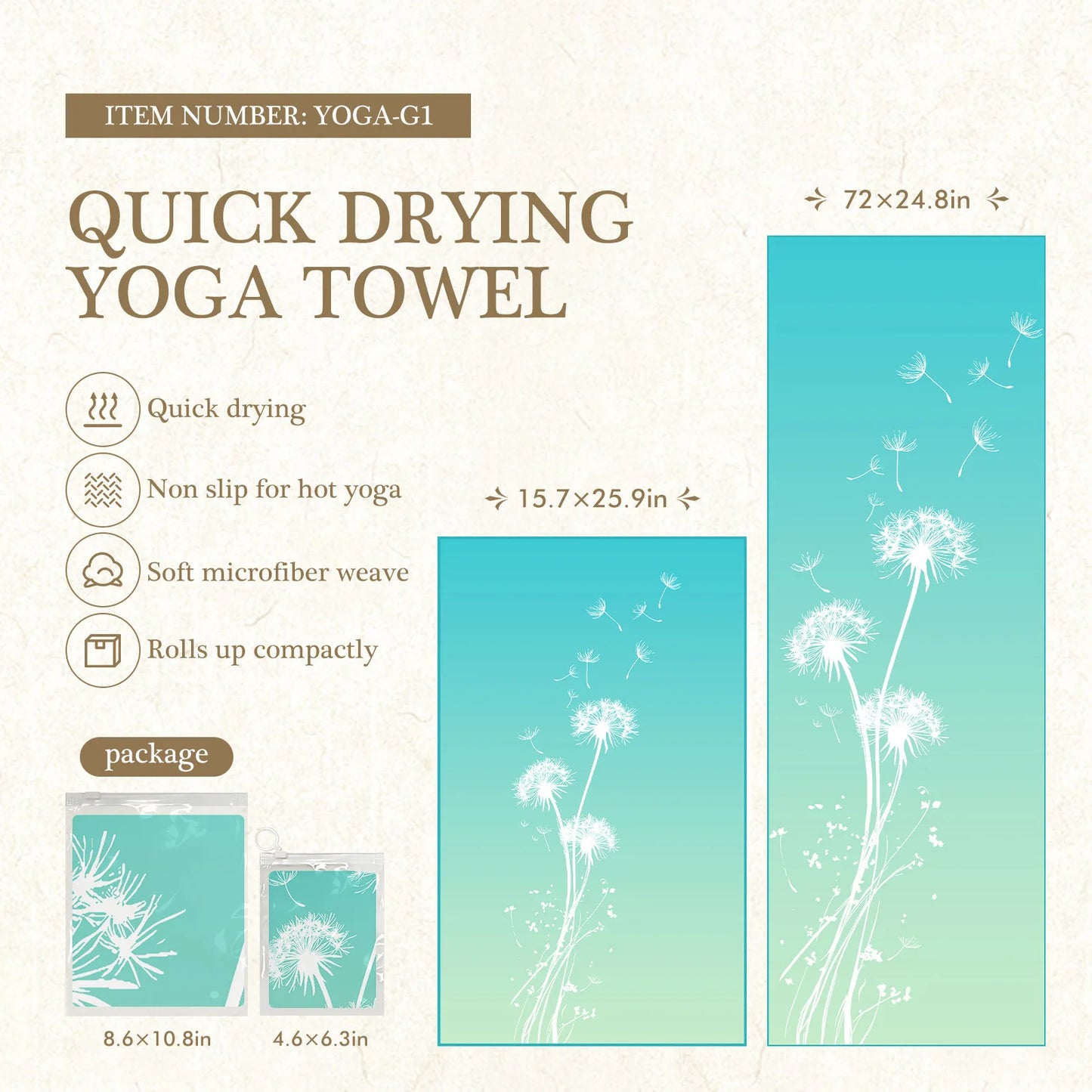 Eco-Friendly Yoga Mat Cover - Anti-Slip, Odor-Resistant, Lightweight, for Travel & Home Workouts - 필라테스 (Pilates)