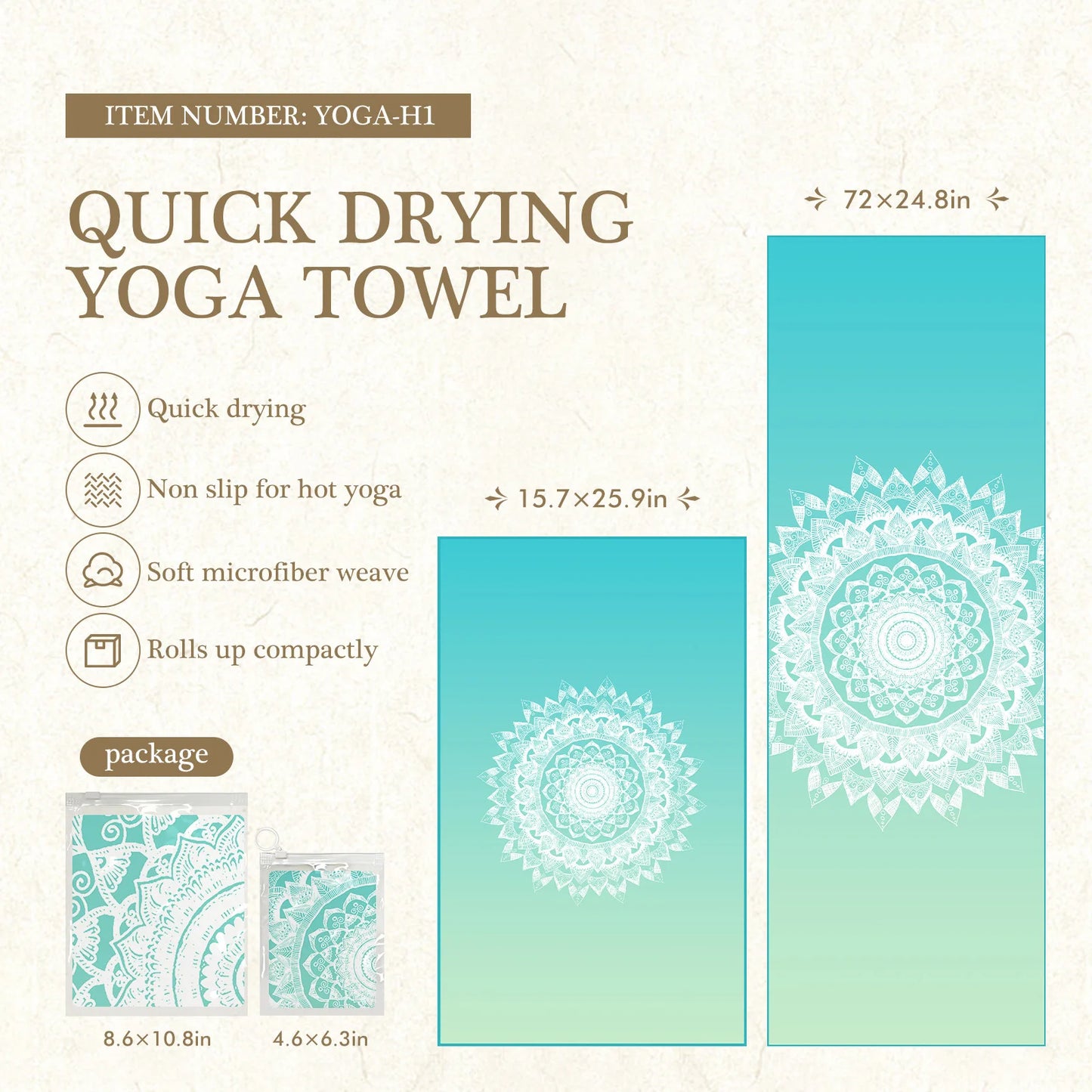 Eco-Friendly Yoga Mat Cover - Anti-Slip, Odor-Resistant, Lightweight, for Travel & Home Workouts - 필라테스 (Pilates)