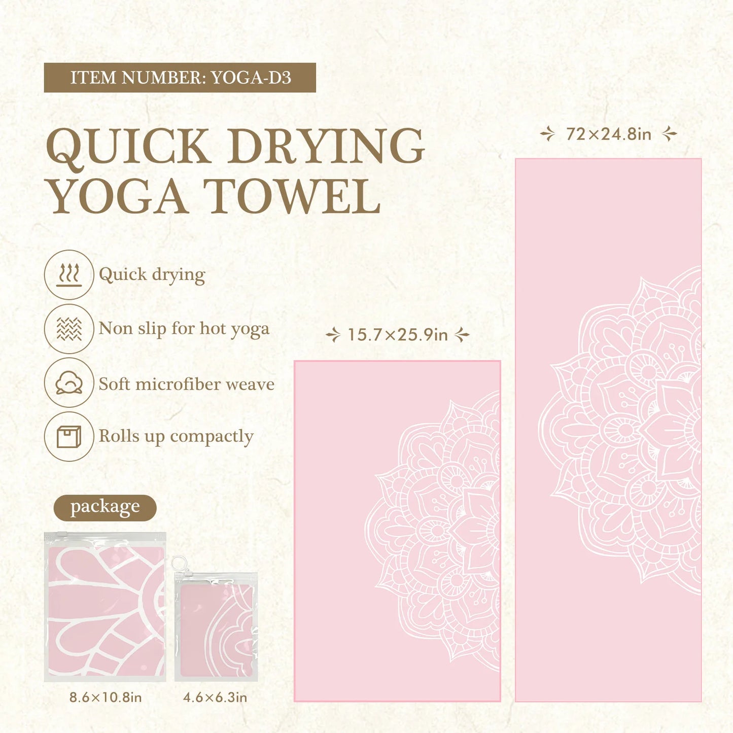 Eco-Friendly Yoga Mat Cover - Anti-Slip, Odor-Resistant, Lightweight, for Travel & Home Workouts - 필라테스 (Pilates)