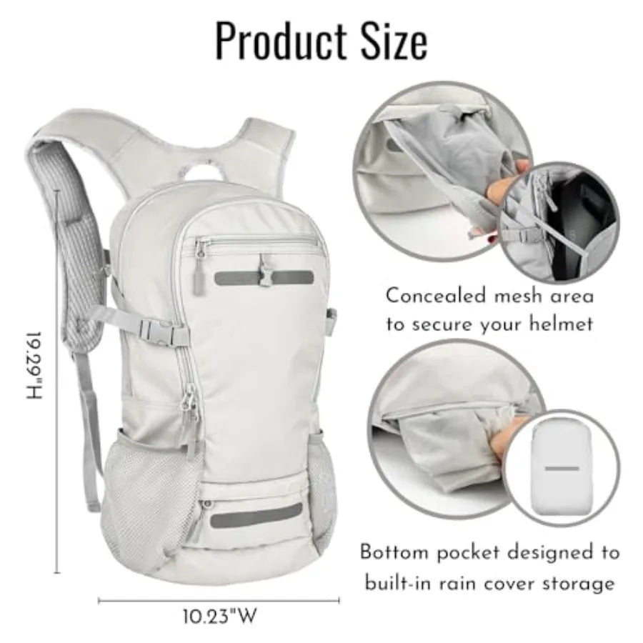 20L Multipurpose Hiking Backpack with 3L Water Bladder Durable Hydration Backpack with Insulated Bladder Compartment, Hidden He