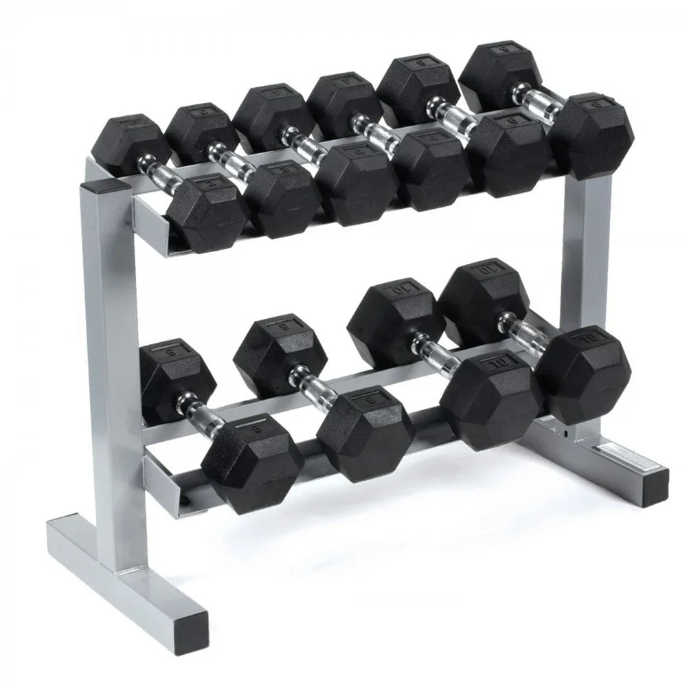l # Hexagonal Dumbbell Set Hexagonal Rubber Dumbbells Children's Weight Fitness Equipment Adjustable Dumbbells 5kg 10kg 20kg