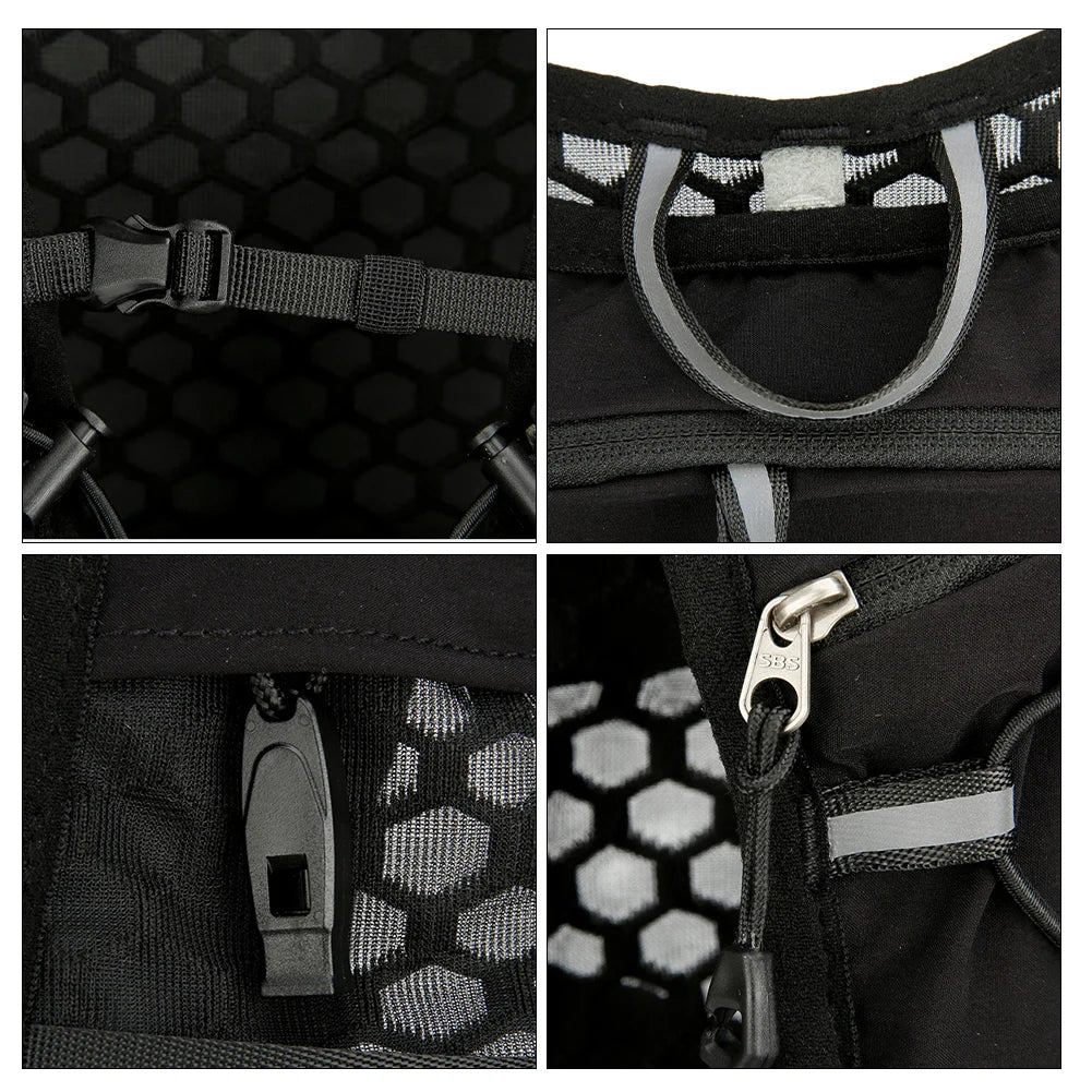 Outdoor Running Hydration Vest Backpack Running Hydration Pack Water Bladder Bag Daypack for Marathon Cycling Hiking Trail