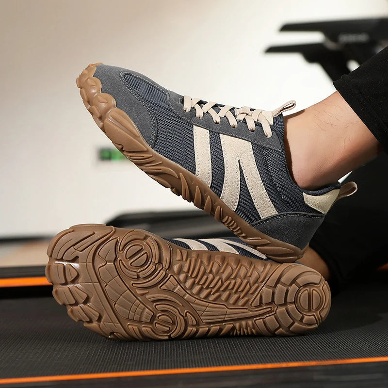 2026 New Wide Toe Barefoot Shoes Mens Womens Zero Drop Minimalist Sneakers Retro Outdoor Non Slip Walking Shoes Casual Sneaker