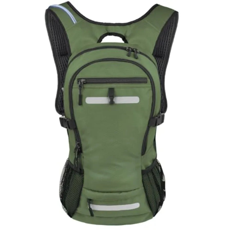 20L Multipurpose Hiking Backpack with 3L Water Bladder Durable Hydration Backpack with Insulated Bladder Compartment, Hidden He