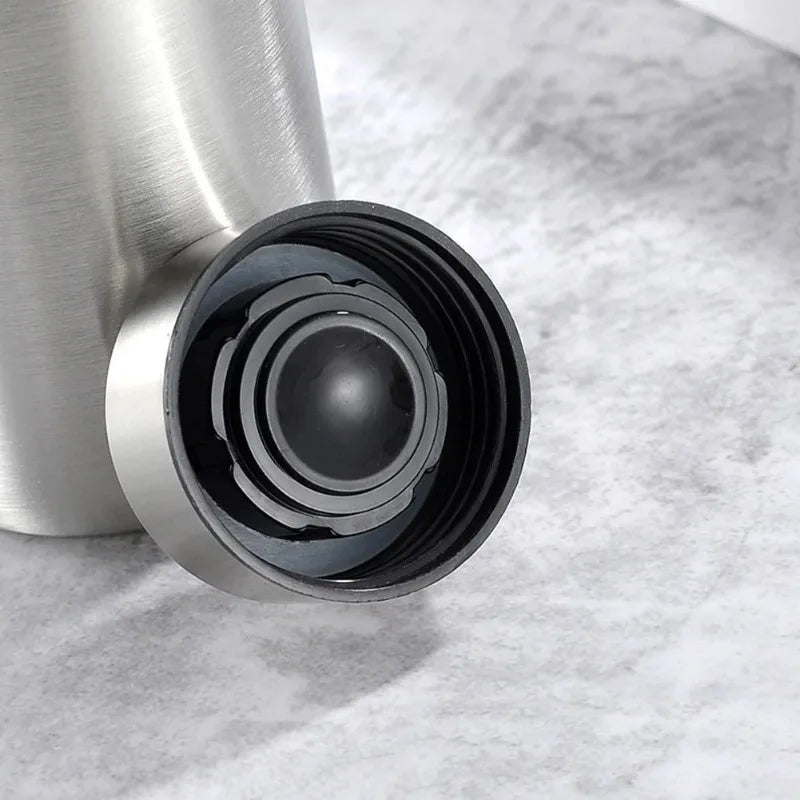 Portable Sports Water Bottle Steel Sport Bottle Metal Flask Drinkware Camping Gym Large Capacity Kettle Outdoor Bicycle Drinking